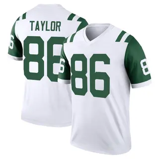 New York Jets Youth Malik Taylor Legend Classic Alternate Jersey - White