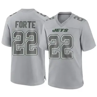 New York Jets Youth Matt Forte Game Atmosphere Fashion Jersey - Gray