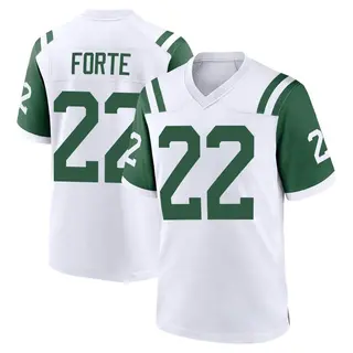 New York Jets Youth Matt Forte Game Classic Alternate Jersey - White