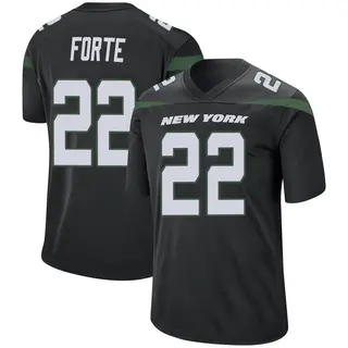 New York Jets Youth Matt Forte Game Stealth Jersey - Black