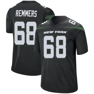 New York Jets Youth Mike Remmers Game Stealth Jersey - Black