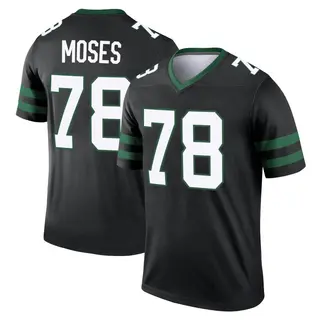 New York Jets Youth Morgan Moses Legend Legacy Jersey - Black