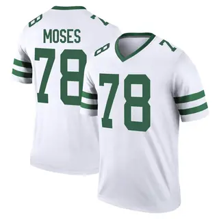 New York Jets Youth Morgan Moses Legend Legacy Jersey - White