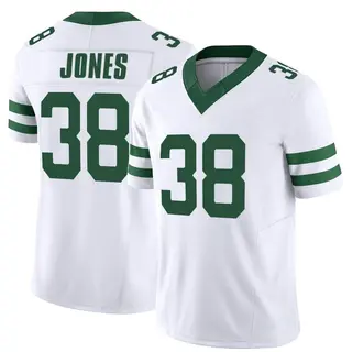 New York Jets Youth Myles Jones Game Legacy Jersey - White