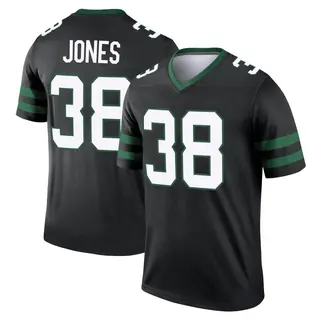 New York Jets Youth Myles Jones Legend Legacy Jersey - Black