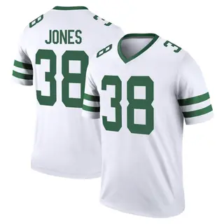 New York Jets Youth Myles Jones Legend Legacy Jersey - White