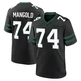 New York Jets Youth Nick Mangold Game Legacy Alternate Jersey - Black