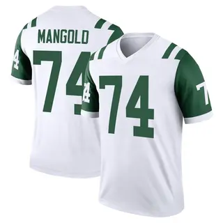 New York Jets Youth Nick Mangold Legend Classic Alternate Jersey - White