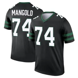 New York Jets Youth Nick Mangold Legend Legacy Jersey - Black