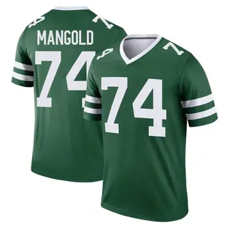 New York Jets Youth Nick Mangold Legend Legacy Jersey - Green