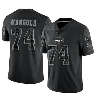 New York Jets Youth Nick Mangold Limited Reflective Jersey - Black