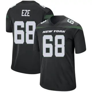 New York Jets Youth Obinna Eze Game Stealth Jersey - Black