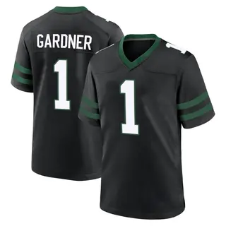 New York Jets Youth Sauce Gardner Game Legacy Alternate Jersey - Black