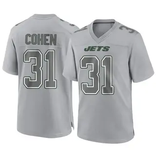 New York Jets Youth Tarik Cohen Game Atmosphere Fashion Jersey - Gray