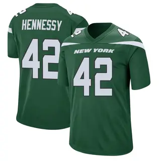 New York Jets Youth Thomas Hennessy Game Gotham Jersey - Green