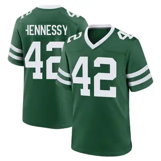 New York Jets Youth Thomas Hennessy Game Legacy Jersey - Green