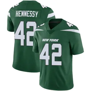 New York Jets Youth Thomas Hennessy Limited Gotham Vapor Jersey - Green