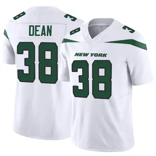 Trey Dean Men's Nike White New York Jets Custom Game Jersey Size: Small