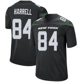 New York Jets Youth Tyler Harrell Game Stealth Jersey - Black