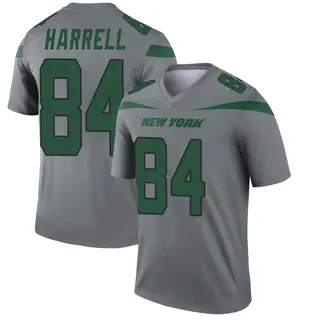 New York Jets Youth Tyler Harrell Legend Inverted Jersey - Gray