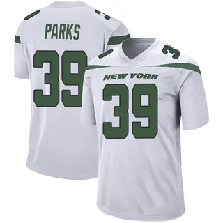 New York Jets Youth Will Parks Game Spotlight Jersey - White