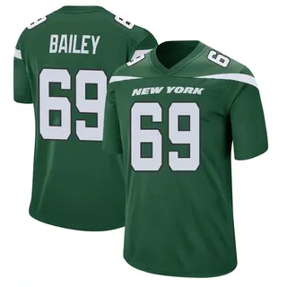 New York Jets Youth Zack Bailey Game Gotham Jersey - Green