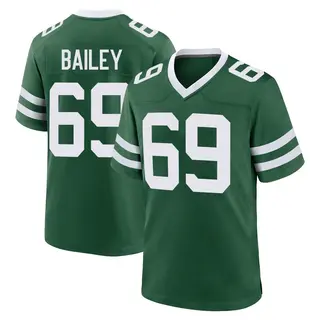 New York Jets Youth Zack Bailey Game Legacy Jersey - Green