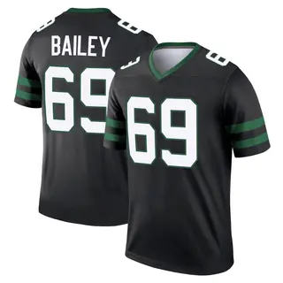 New York Jets Youth Zack Bailey Legend Legacy Jersey - Black