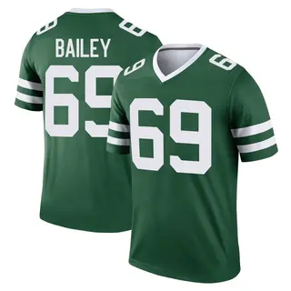 New York Jets Youth Zack Bailey Legend Legacy Jersey - Green