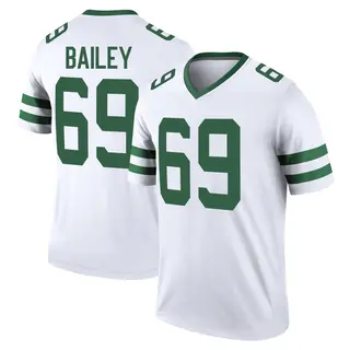 New York Jets Youth Zack Bailey Legend Legacy Jersey - White