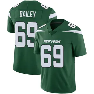 New York Jets Youth Zack Bailey Limited Gotham Vapor Jersey - Green